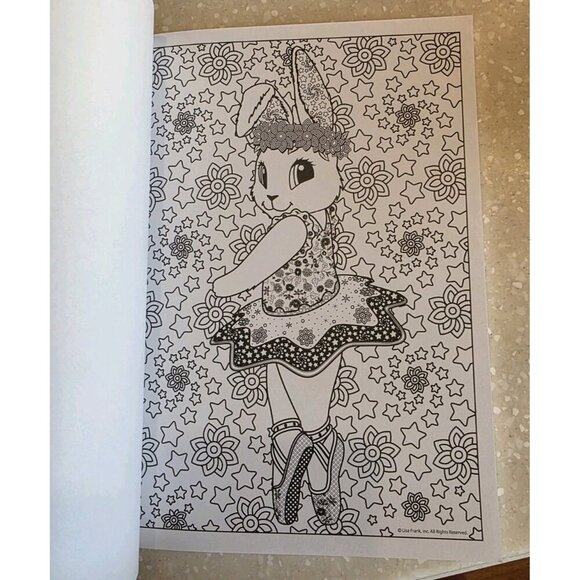 Lisa Frank Adult Coloring Book 2022‎ Stay Calm & Keep Coloring 40 Pages NEW - Picture 10 of 11